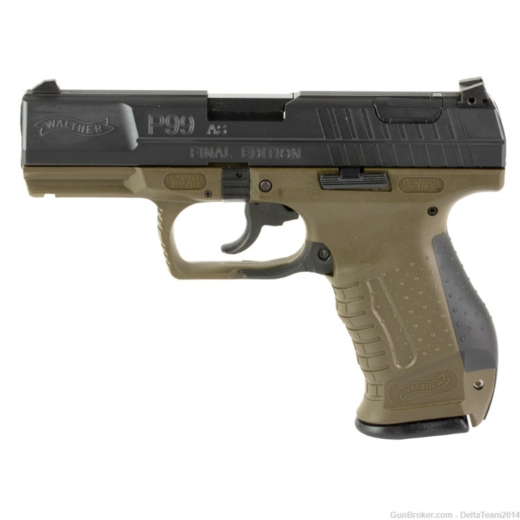 Walther P99 Semi Automatic Full Size 9mm Pistol - ODG - 15 Round Mag-img-2