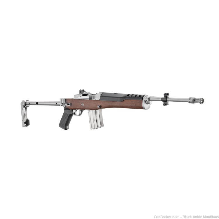Ruger Mini-14 Tactical Rifle, 5.56MM, 18.5", 20rd, Stainless Wood NIB 05895-img-1