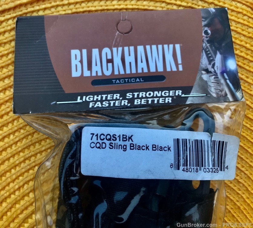 BLACKHAWK DIETER CQD 2 Point SLING, Black 1.25" NEW-img-1