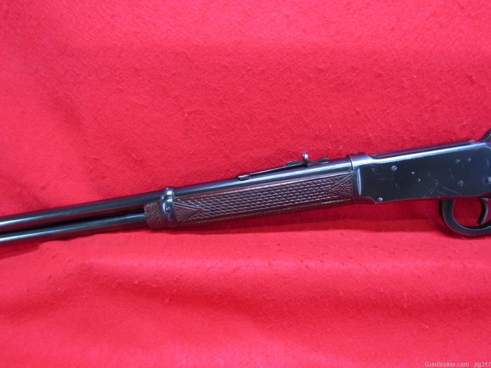 Winchester 94 32 Win Spl Lever Action Rife Custom Engraved Stock C&R Okay-img-9