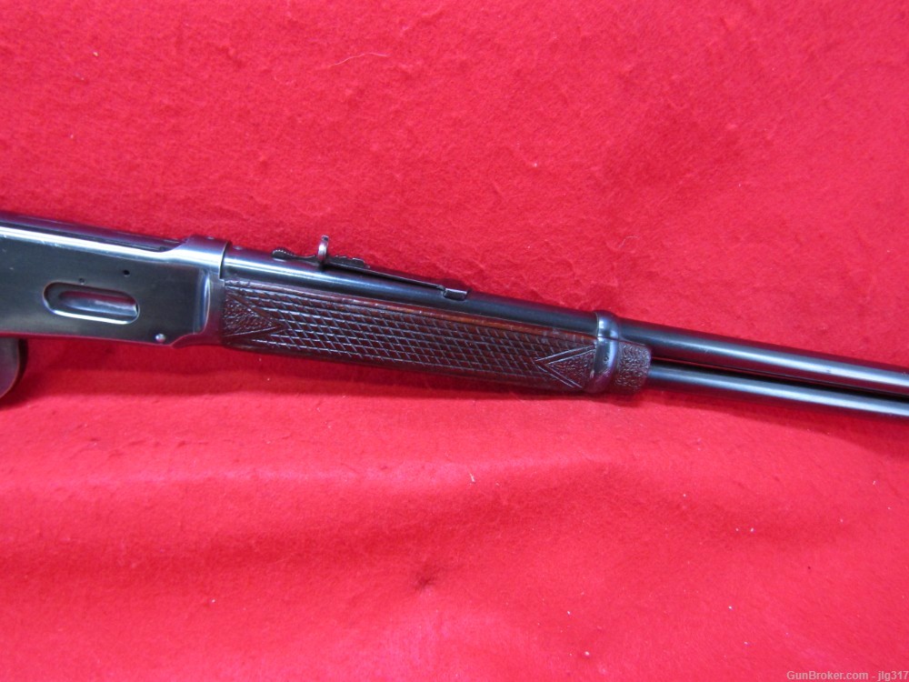 Winchester 94 32 Win Spl Lever Action Rife Custom Engraved Stock C&R Okay-img-2