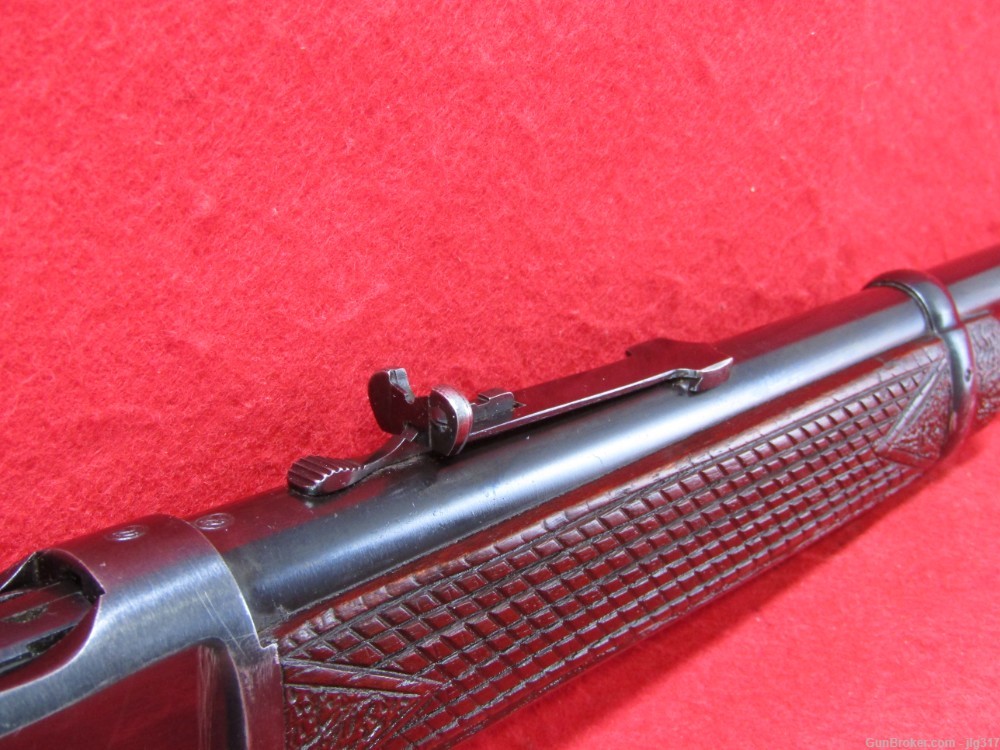 Winchester 94 32 Win Spl Lever Action Rife Custom Engraved Stock C&R Okay-img-5
