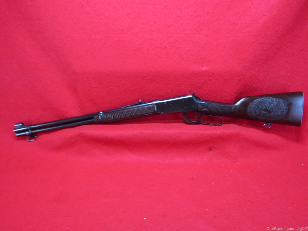 Winchester 94 32 Win Spl Lever Action Rife Custom Engraved Stock C&R Okay-img-6
