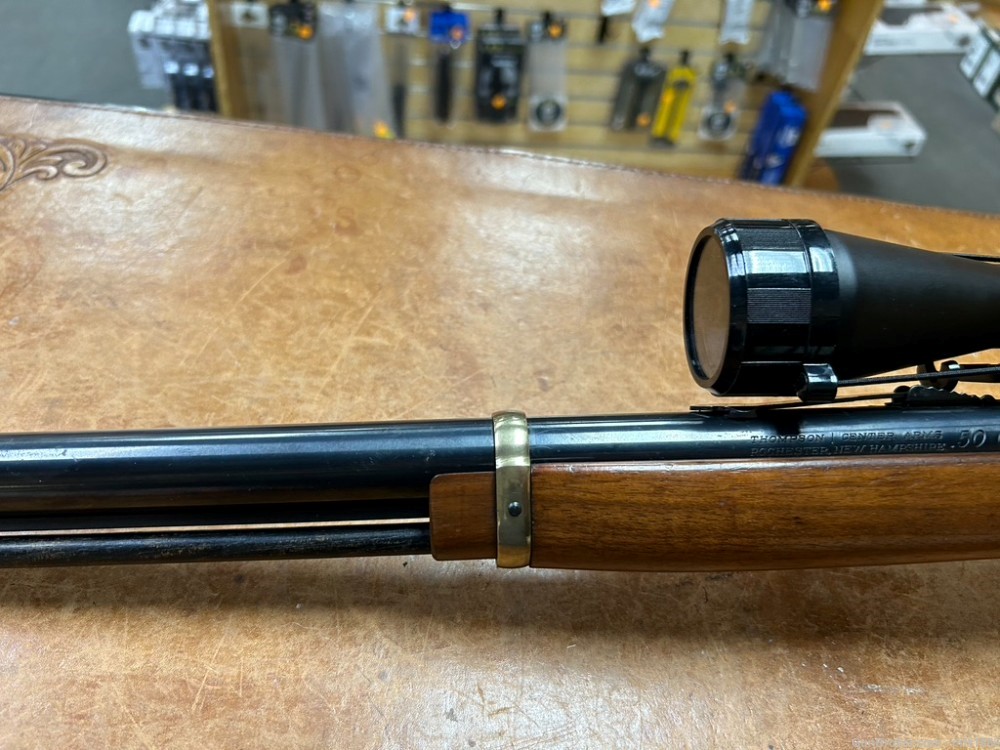 THOMPSON CENTER SCOUT 50CAL MUZZLELOADER W/ BUSHNELL SCOPE-img-11