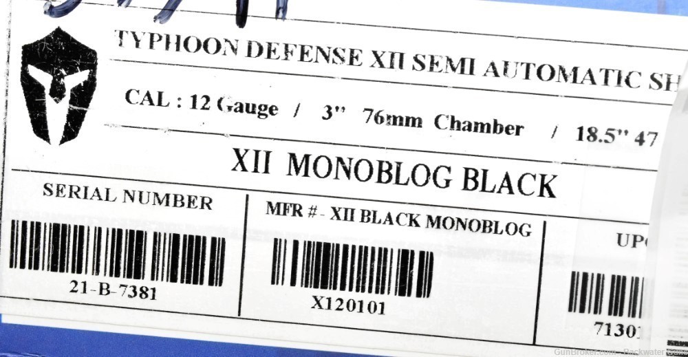 FACTORY NEW TYPHOON DEFENSE X12 12 GA AR STYLE SHOTGUN BLACK X120101-img-8