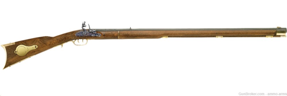 Traditions Deluxe Kentucky Flintlock Rifle .50 Caliber 33.5" R2030-img-1