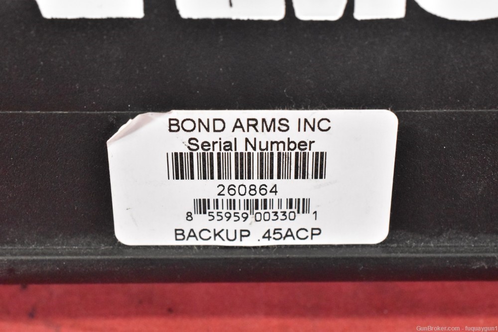 Bond Arms Backup 2.5" 45 ACP BABU-45ACP Bond Backup-img-9