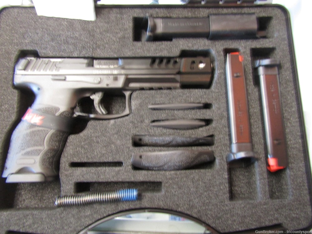 HK 81000554 VP9 Match 9mm Luger 10+1 5.51" Polygonal Rifled Barrel, Black O-img-2