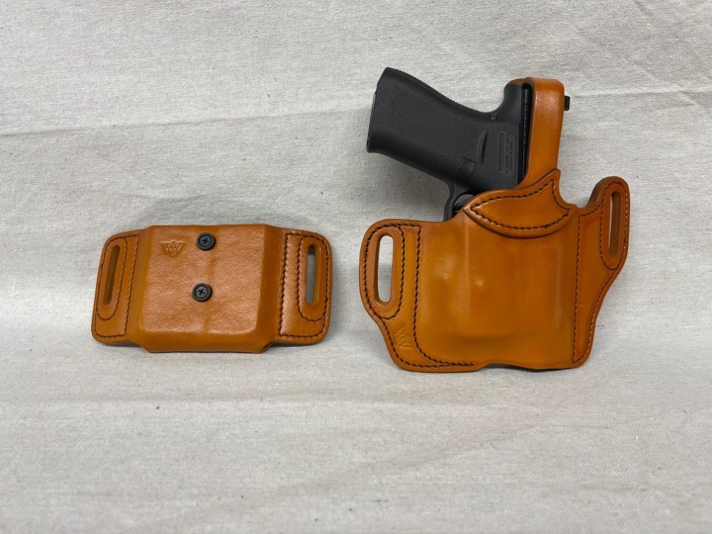 GLOCK 43X MOS & MAGAZINES HOLSTERS - WRIGHT LEATHER WORKS-img-0