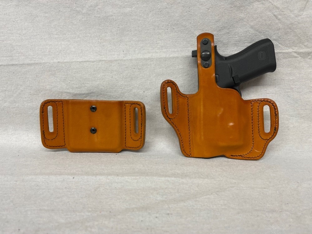 GLOCK 43X MOS & MAGAZINES HOLSTERS - WRIGHT LEATHER WORKS-img-1