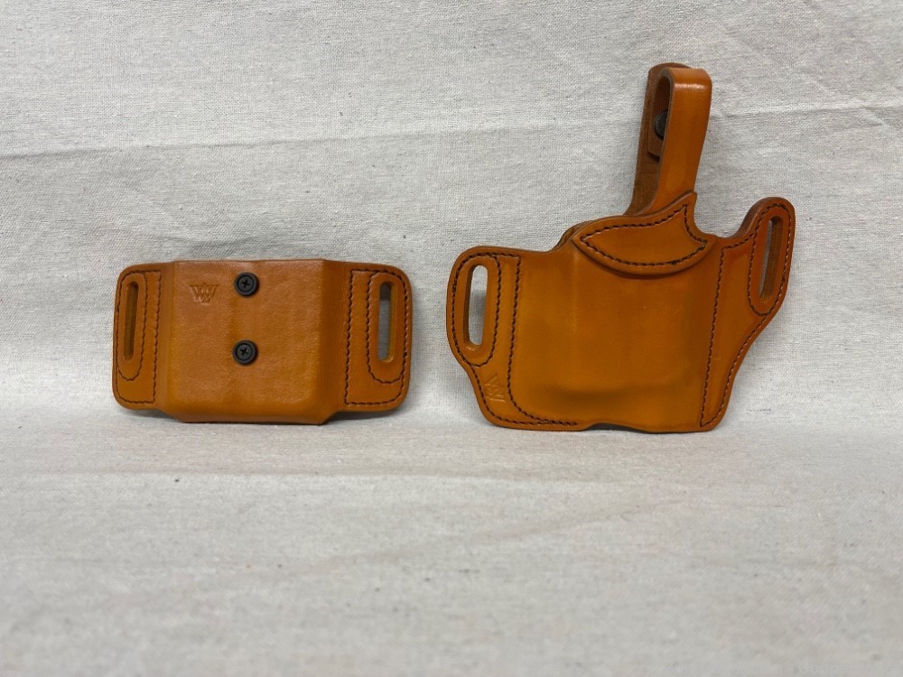 GLOCK 43X MOS & MAGAZINES HOLSTERS - WRIGHT LEATHER WORKS-img-2