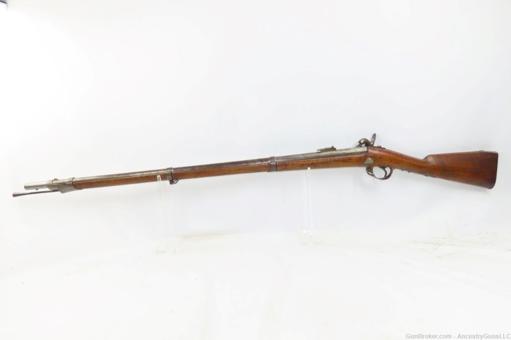 CIVIL WAR Antique TANNER & CIE Belgian .69 Percussion MUSKET Liege Proofed -img-14