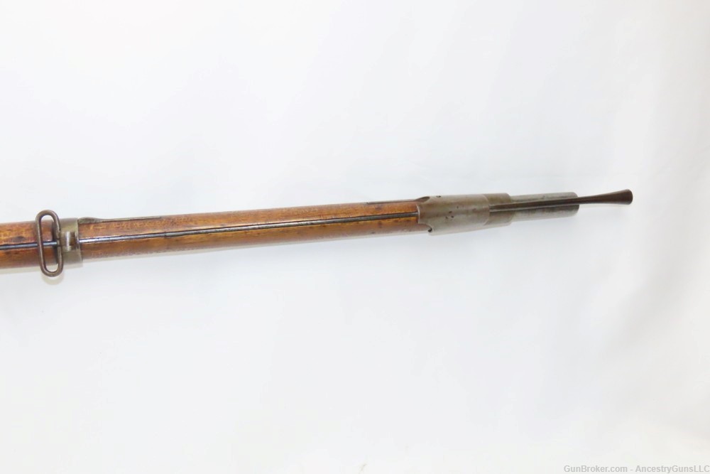 CIVIL WAR Antique TANNER & CIE Belgian .69 Percussion MUSKET Liege Proofed -img-8