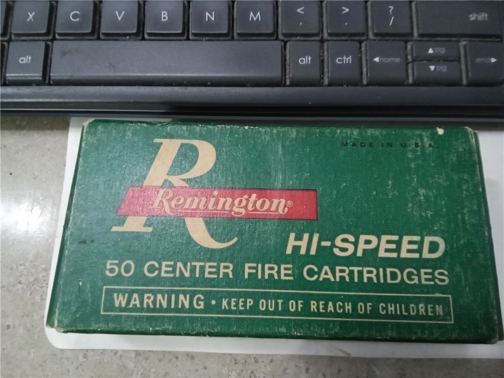 Vintage Remington 22 Rem Jet Magnum-40 gr.soft point ammo-29 rounds-img-5
