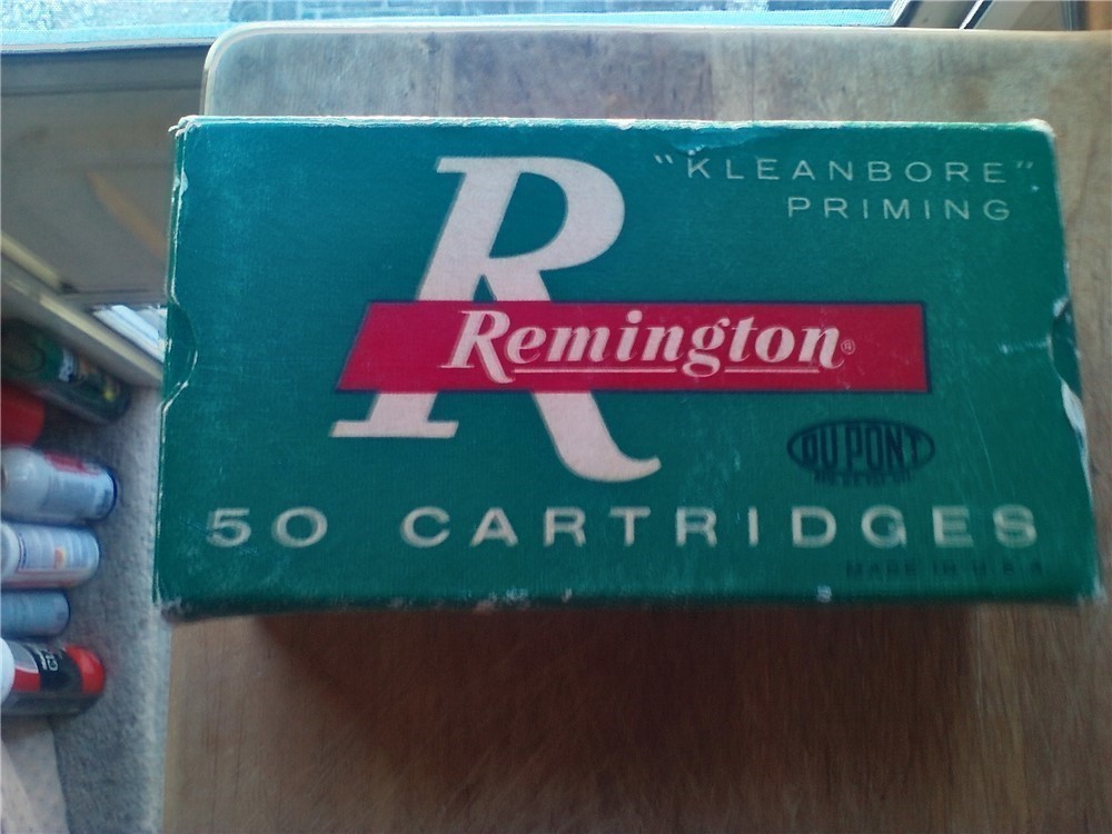 Vintage Remington 22 Rem Jet Magnum-40 gr.soft point ammo-29 rounds-img-2