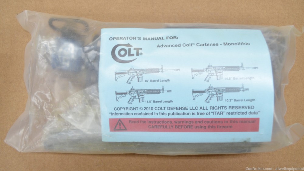 Colt M4 Monolithic CQB Carbine LE6945CQB 5.56MM 10.3" Short Barrel Rifle-img-21