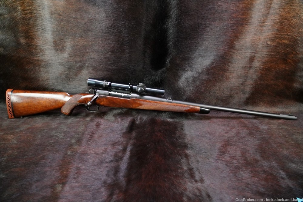 Custom Winchester Model 70 .375 H&H Magnum Bolt Rifle & Lyman Alaskan, C&R-img-7