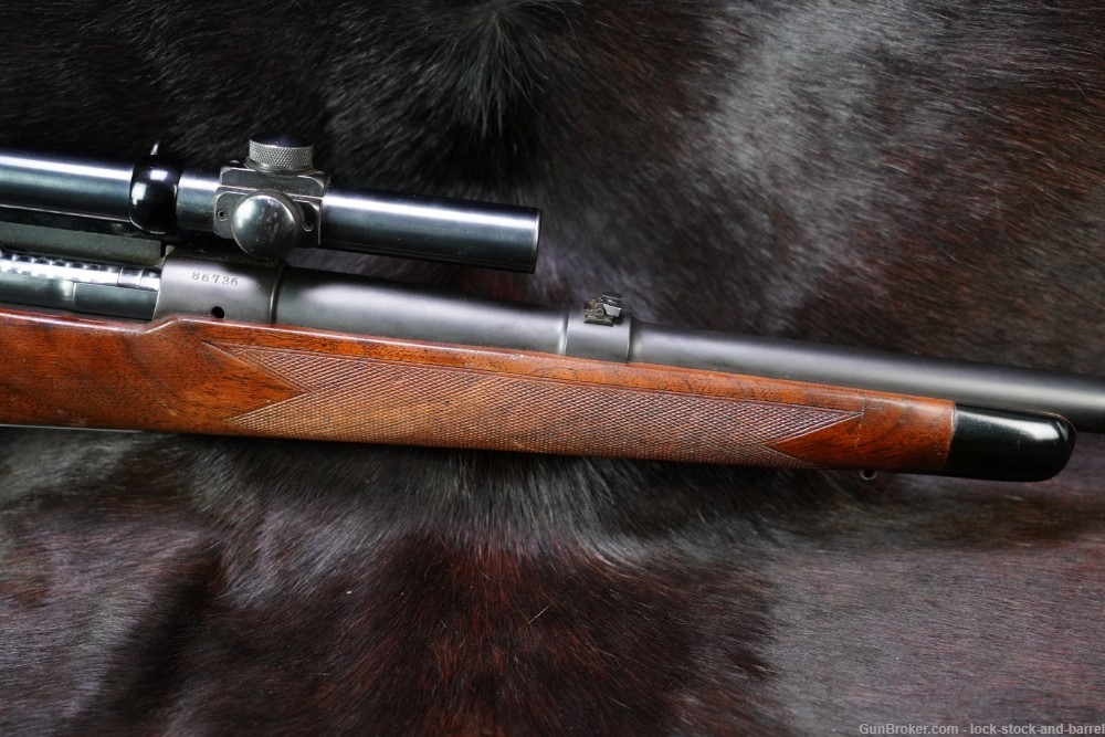 Custom Winchester Model 70 .375 H&H Magnum Bolt Rifle & Lyman Alaskan, C&R-img-5