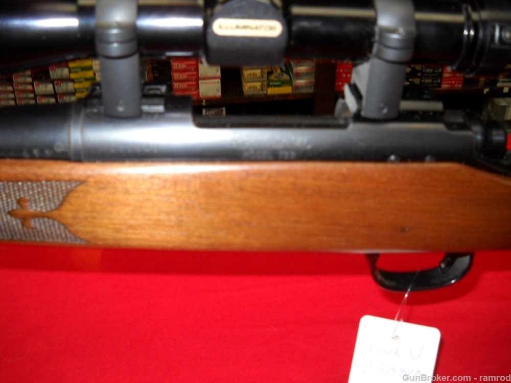 Remington 722 222 Rare 26" Barrel BDL Stock Redfield 3-9 Lo-Pro Illuminator-img-10