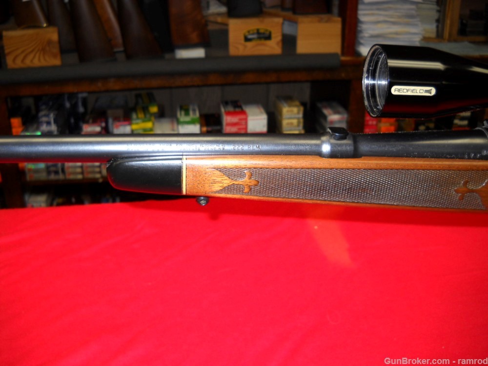 Remington 722 222 Rare 26" Barrel BDL Stock Redfield 3-9 Lo-Pro Illuminator-img-8