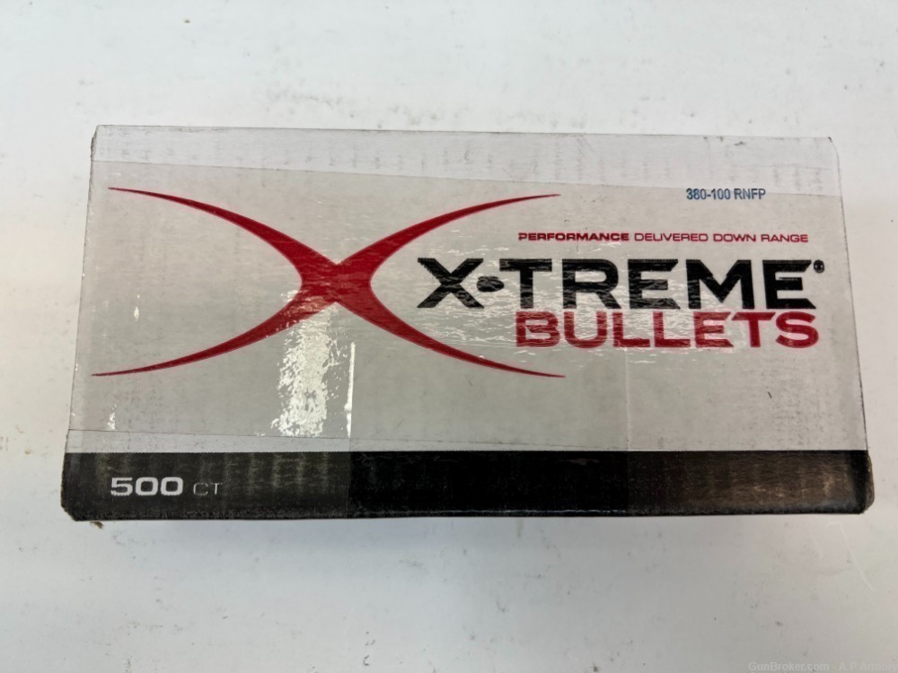 500 X-Treme 380 ACP .380 Auto 100gr RNFP Copper Plated Bullets Projectiles-img-1