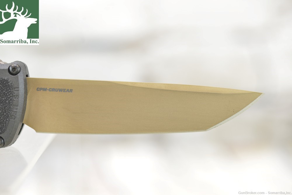 BENCHMADE KNIFE 5370FE  SHOOTOUT  AUTOMATIC OTF 3.51" CPM-CRUWEAR TANTO -img-5