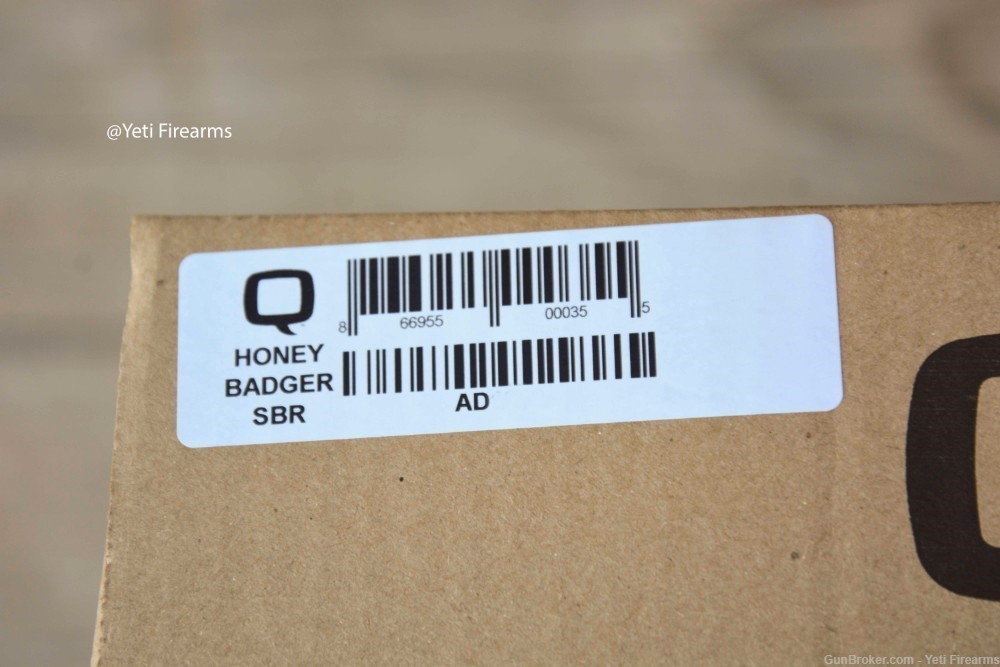 Q LLC Honey Badger SBR AR-15 300 Blackout NFA Single Stamp No CC Fee-img-10