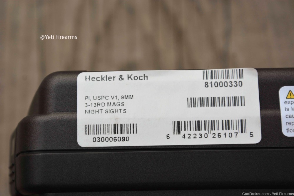 Heckler & Koch USP Compact 9mm W/ 3 Mags & Night Sights H&K 81000330 HK-img-11