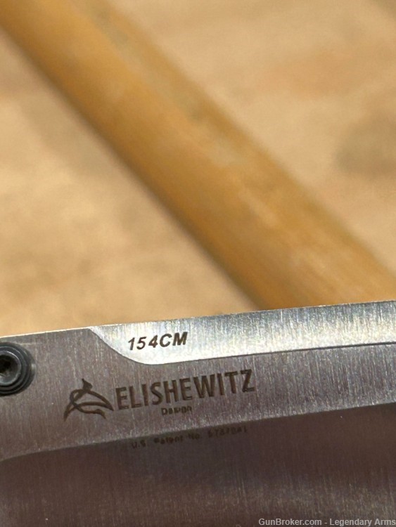 Benchmade Elishewitz Red & Black 154CM Axis Lock Folding Pocket Knife-img-5