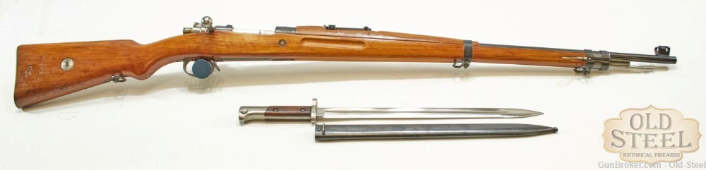 Persian Mauser 98/29 Czech 8MM Gew 98 w/Bayonet C&R Mfg 1930s-img-0