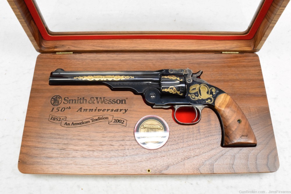 LIKE NEW - SMITH&WESSON SCHOFIELD 150TH YEAR OF S&W 45SW 7" - IN BOX-img-12