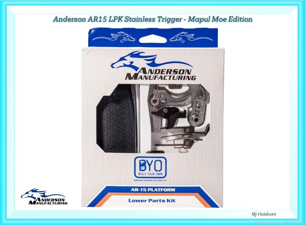 Anderson AR15  Magpul Edition Lower Parts Kit With Stainless Trigger - SALE-img-0