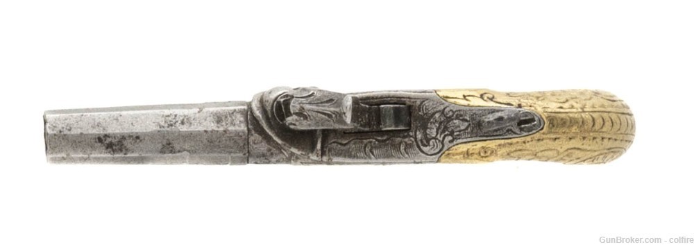 R.A. Browne Single Shot Box Lock Miniature Pistol (CUR304)-img-4