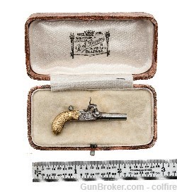 R.A. Browne Single Shot Box Lock Miniature Pistol (CUR304)-img-0