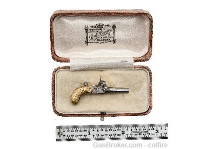 R.A. Browne Single Shot Box Lock Miniature Pistol (CUR304)