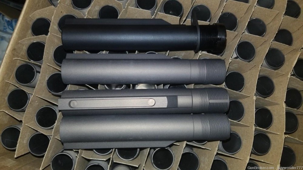 Retro AR15 Carbine 2 Position XM Grey Receiver Extension Buffer Tube XM177-img-0