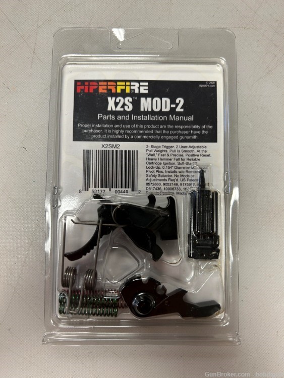 Hiperfire X2S Mod-2 Semi Drop-In Trigger Kit 2 Stage X2SM2 NO CC FEES-img-1