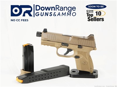 FN 509C TACTICAL FDE |NIGHT SIGHTS | 9MM 12+1 | 66-100780 | UNFIRED | 