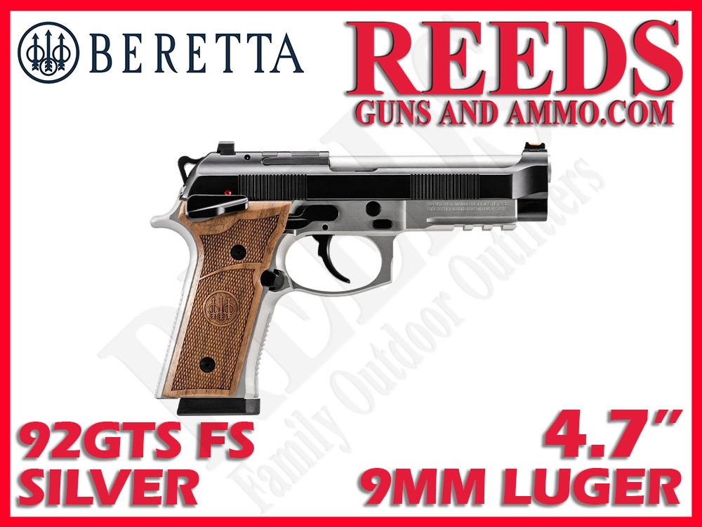Beretta 92GTS Full Size Launch Edition 9mm 4.7in 2-18Rd Mags J92XFMSDA21M1-img-0