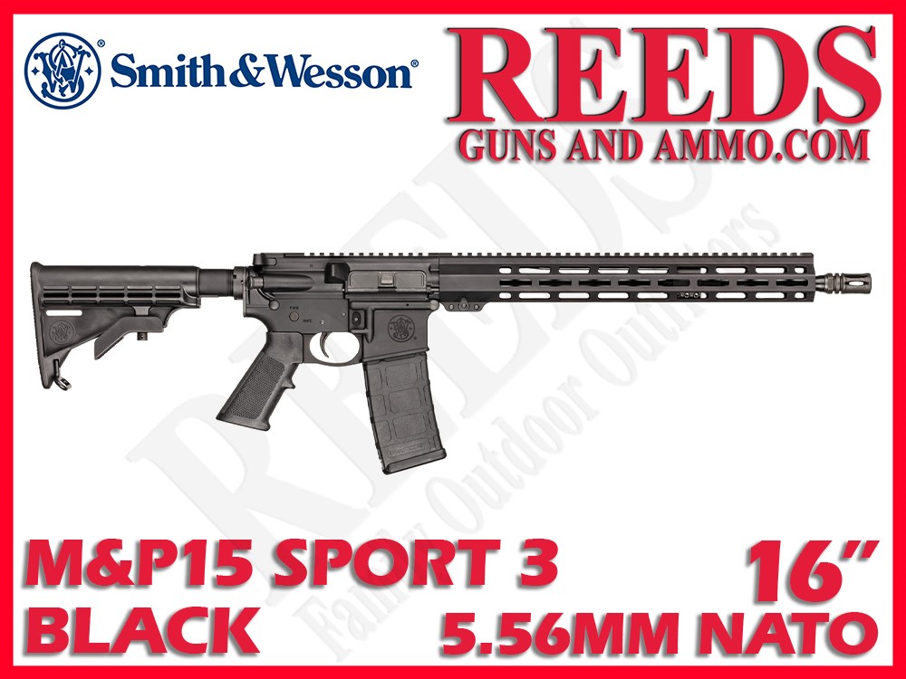 Smith & Wesson M&P 15 Sport III Black 5.56 Nato 16in 13807-img-0