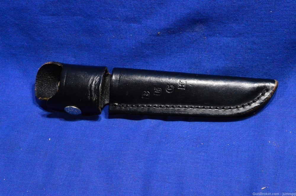 Buck Knives Black Leather Sheath For 4-5" Fixed Blade-img-0