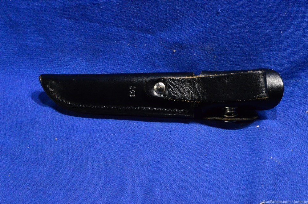 Buck Knives Black Leather Sheath For 4-5" Fixed Blade-img-1