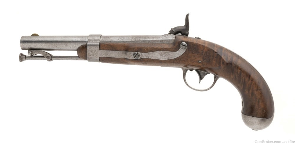 U.S Model 1836 Flintlock Pistol by Robert Johnson. (AH5225)-img-2