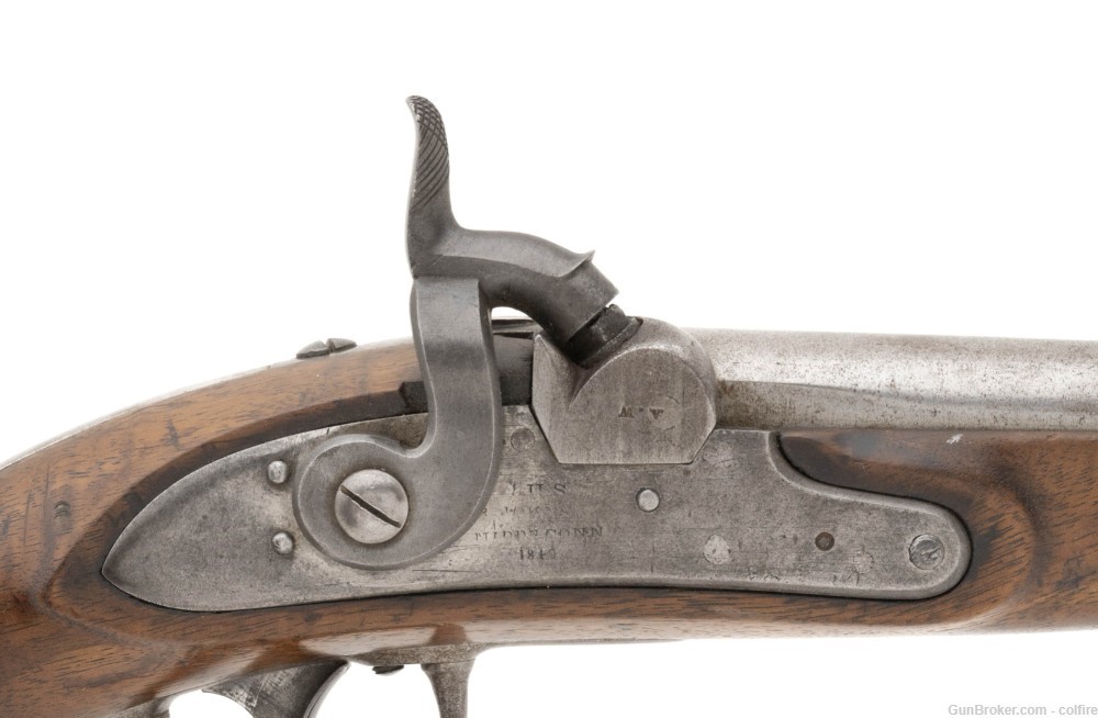 U.S Model 1836 Flintlock Pistol by Robert Johnson. (AH5225)-img-1