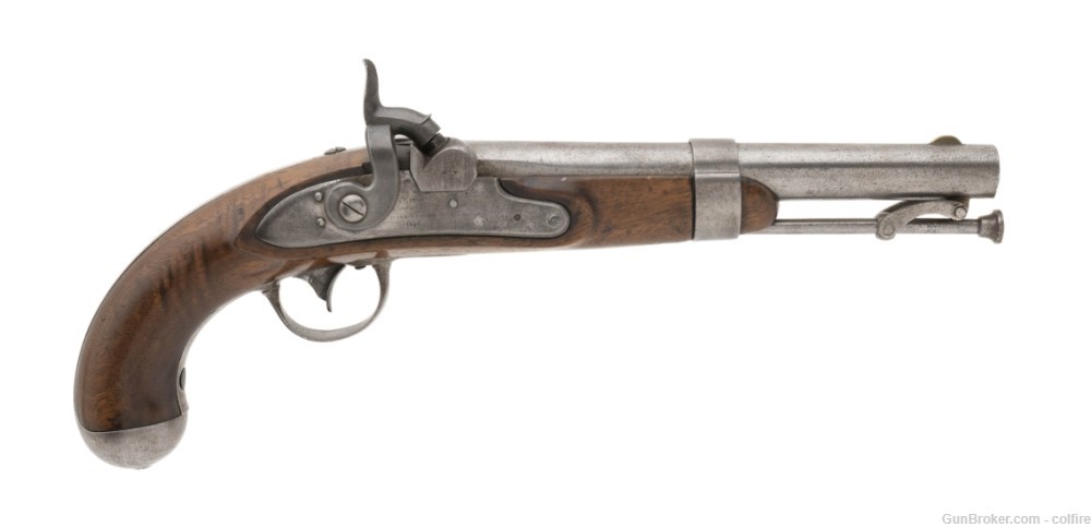 U.S Model 1836 Flintlock Pistol by Robert Johnson. (AH5225)-img-0