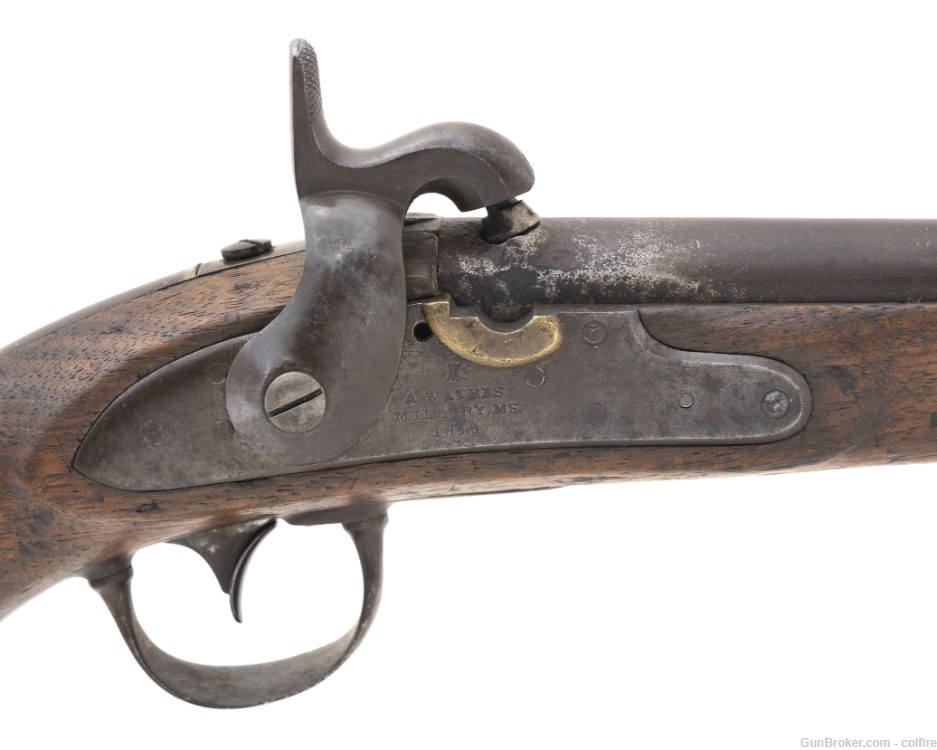 U.S. Model 1836 Flintlock Pistol Converted to Percussion (AH4680)-img-1