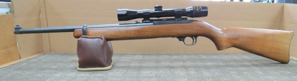 1966 Ruger 44 mag carbine 18-1/2" rifle with scope-img-1