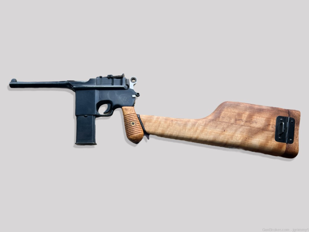 Chinese Mauser C96 Broomhandle 9mm Pistol Tu-711 Schnellfeuer 712 Copy-img-3