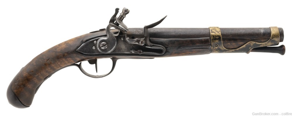 Rare Liberville Arsenal French Model 1763 flintlock Pistol (AH8303)-img-0