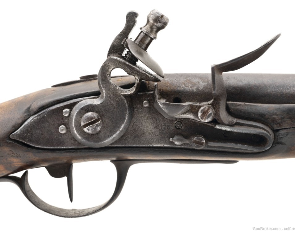 Rare Liberville Arsenal French Model 1763 flintlock Pistol (AH8303)-img-1